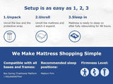 Medium Hybrid Memory Foam Pocket Spring Mattress - Sleep Galleria