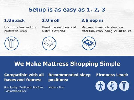 Medium Hybrid Memory Foam Pocket Spring Mattress - Sleep Galleria