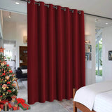 Noise Reduction Grommet Top Room Divider Curtain