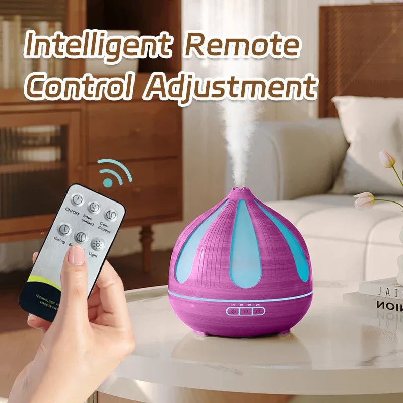 Ultrasonic Remote Control Oil Diffuser With LED Nightlight - Omega Lifestyles