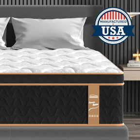 Medium Gel-Infused Memory Foam Hybrid Mattress - Omega Lifestyles