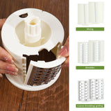 3-in-1 Rotary Cheese Grater Manual Vegetable Slicer