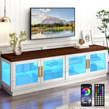 70-Inch Modern LED High Glossy Wooden TV Stand