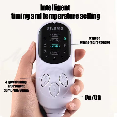 Leg Heating Foot Massager Hot Compress Warmer With Remote - Omega Lifestyles