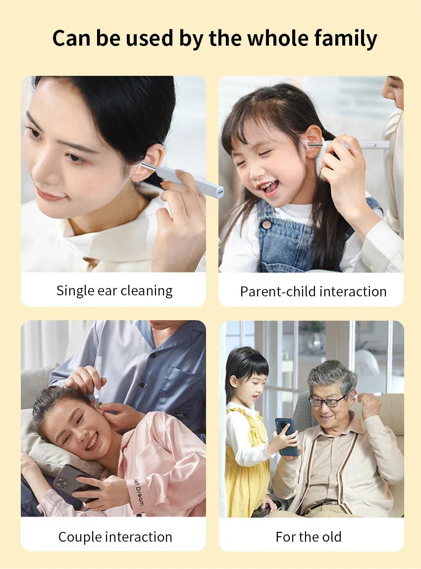 Wireless Visual Ear Cleaner With Camera Endoscope Tool - Omega Lifestyles