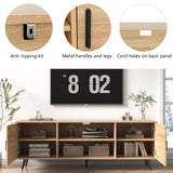 Modern Mid Century MDF Wood TV Stand Console