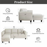 L-Shaped Modular Sectional Sofa With Storage - Omega Lifestyles