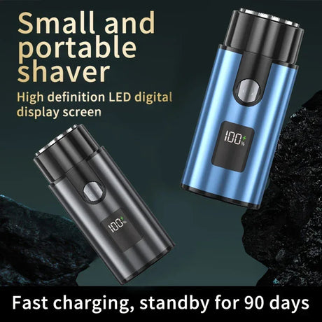 Rotary Electric Shaver Cordless Waterproof Rechargeable Razor - Omega Lifestyles