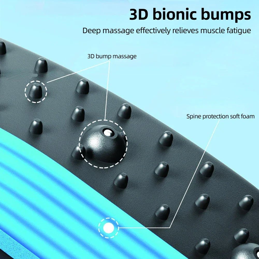 Magnetic Therapy Adjustable Back Stretcher Lumbar Massager - Omega Lifestyles