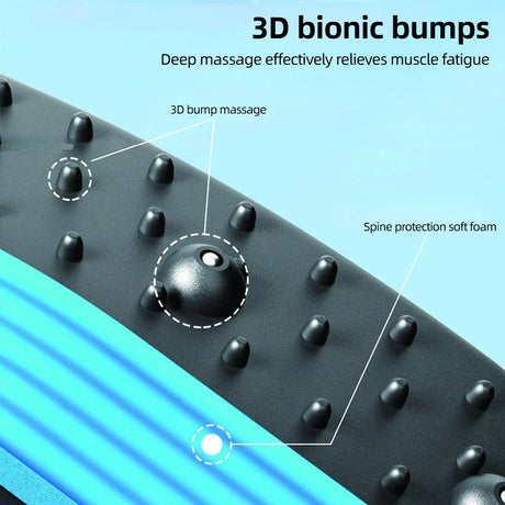 Magnetic Therapy Adjustable Back Stretcher Lumbar Massager - Omega Lifestyles