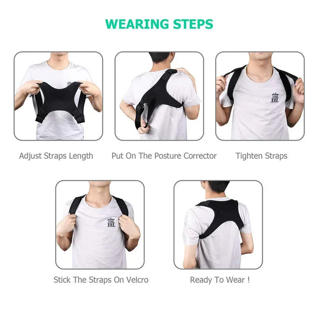 Adjustable Figure 8 Lightweight Back Posture Corrector Belt - Omega Lifestyles