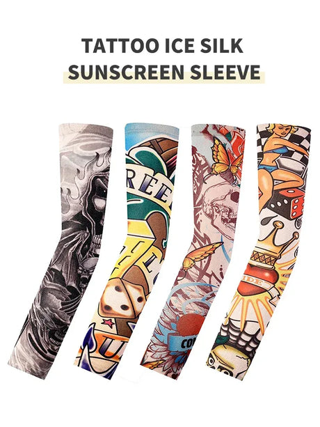 Floral Temporary Tattoo Sleeve With Sun Protection - Omega Lifestyles