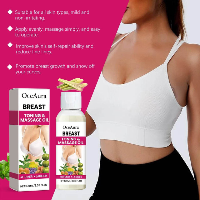 Breast Firming Massage Oil Elasticity Enhancing Care - Omega Lifestyles