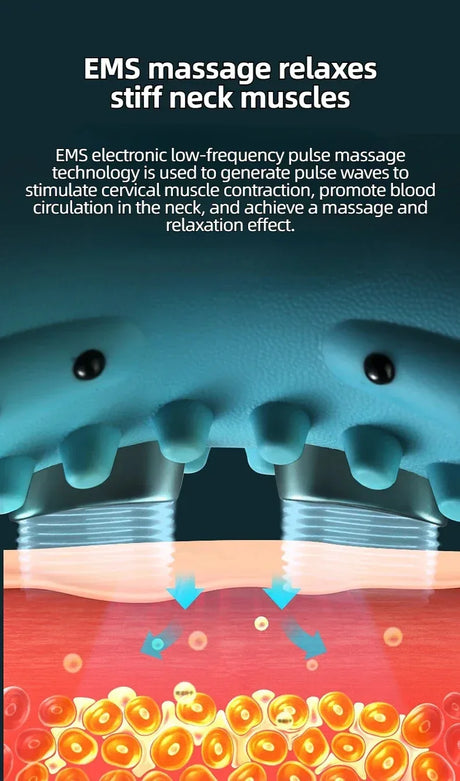 Electric Neck Massager Pillow With Infrared Heating - Omega Lifestyles