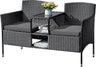 Outdoor Furniture Patio Loveseat Wicker Bench - Omega Lifestyles