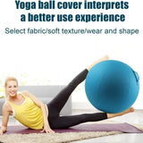 65cm Breathable Yoga Ball Protective Cover With Handle - Omega Lifestyles