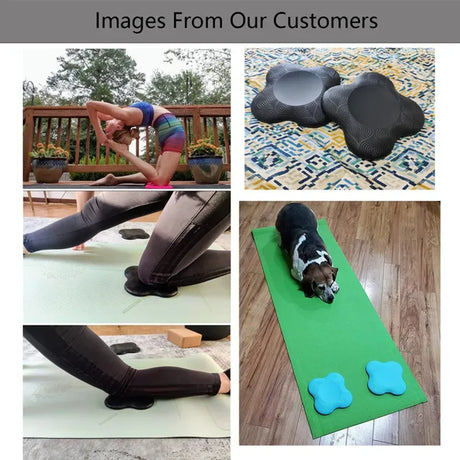 TPE Foam Yoga Knee Pad Support Cushion Protective Pad - Omega Lifestyles