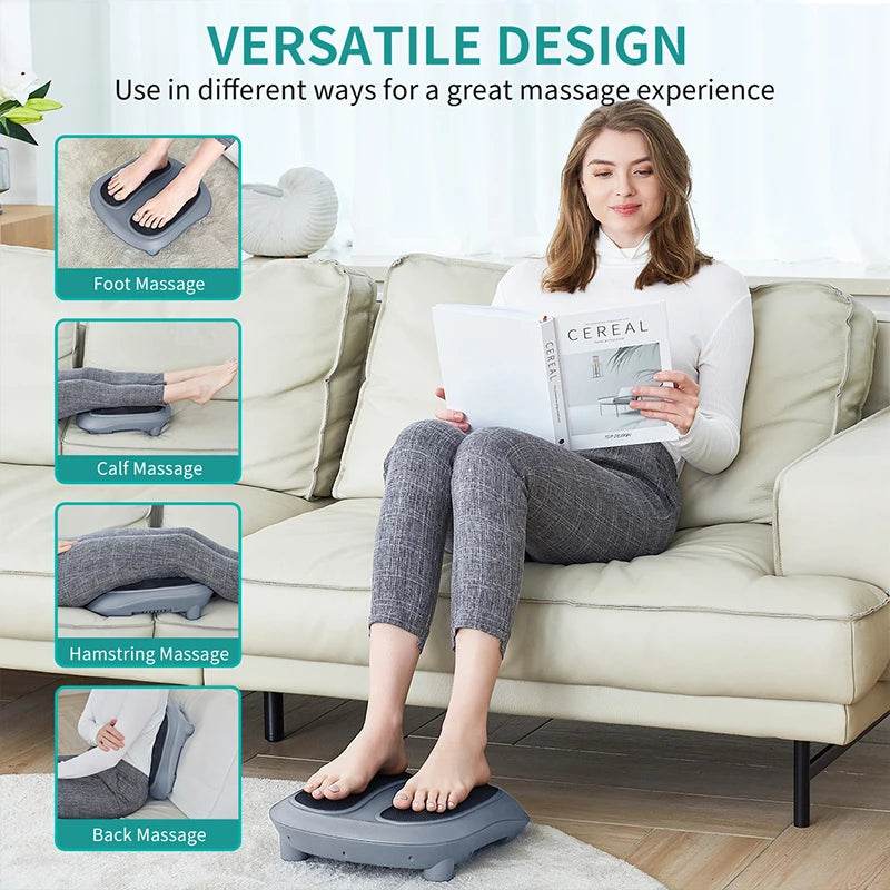 Shiatsu Electric Foot Massager With Heating Therapy - Omega Lifestyles