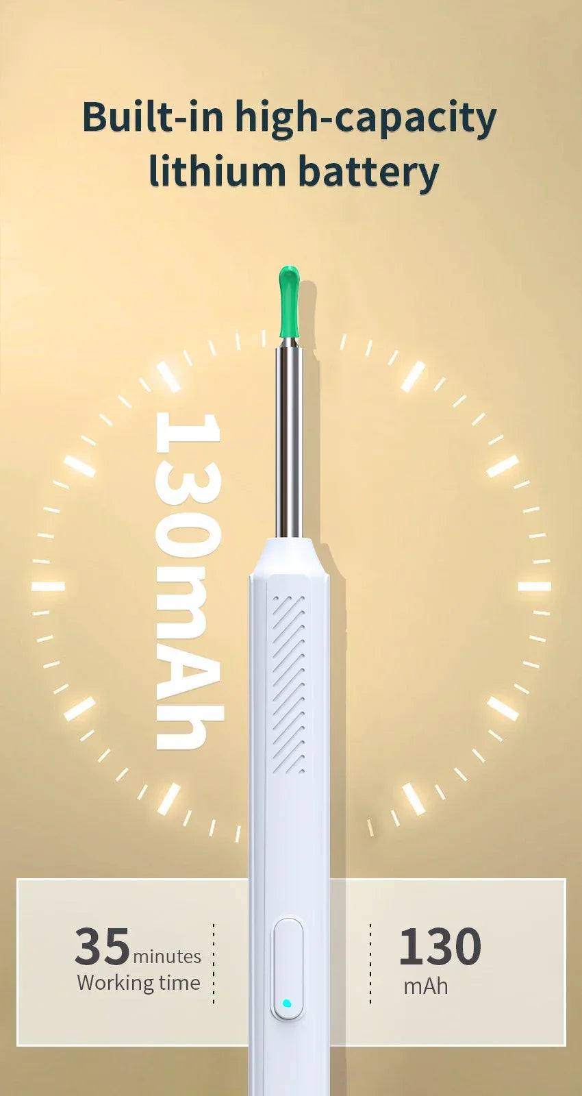 Wireless Visual Ear Cleaner With Camera Endoscope Tool - Omega Lifestyles