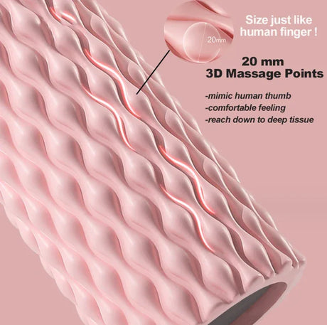 EVA Water Drop Foam Roller Muscle Relaxation Stick - Omega Lifestyles