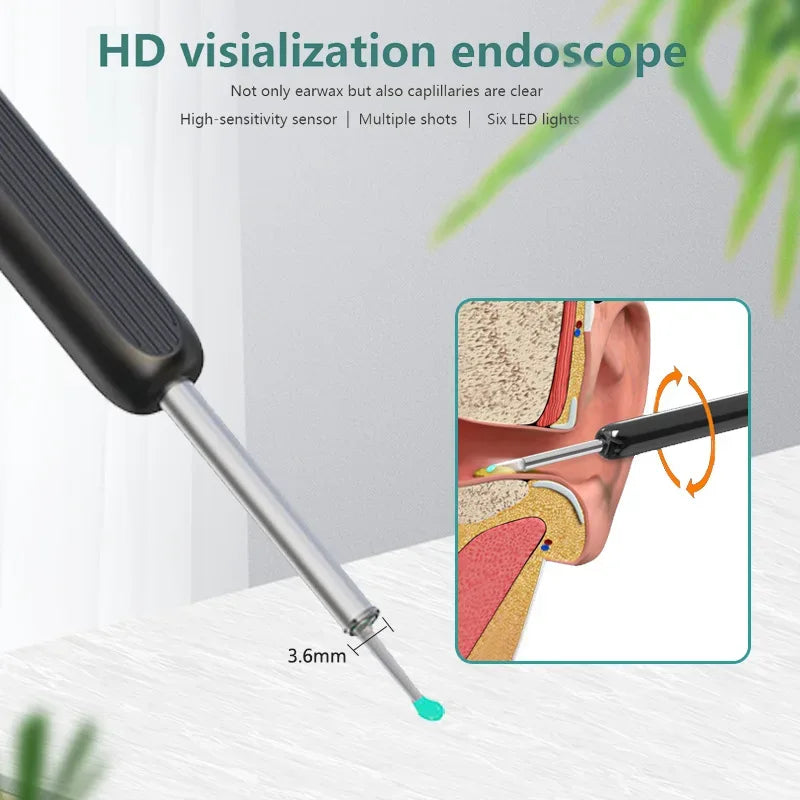 High Precision Visual Ear Cleaner With LED Light - Omega Lifestyles