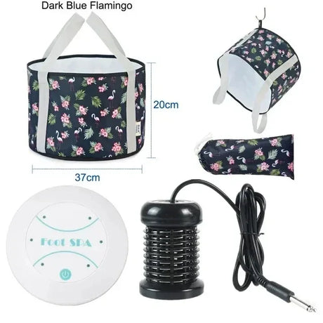 Detox Ionic Foot Spa Bath Massager For Fatigue Relief - Omega Lifestyles