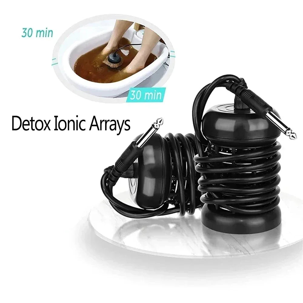 Set of Stainless Steel Foot Detox Ion Array Hydrotherapy - Omega Lifestyles