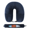 Travel Neck Pillow With Velvet Cover And Storage Bag - Omega Lifestyles