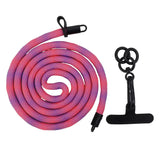 120cm Thick Adjustable Polyester Crossbody Phone Lanyard