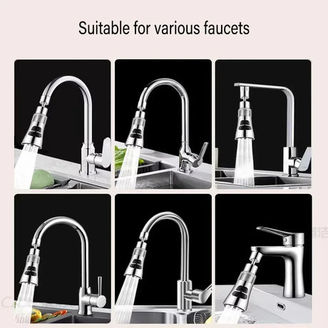 3-In-1 Kitchen Faucet Extender With Filter And 720° Rotation - Omega Lifestyles
