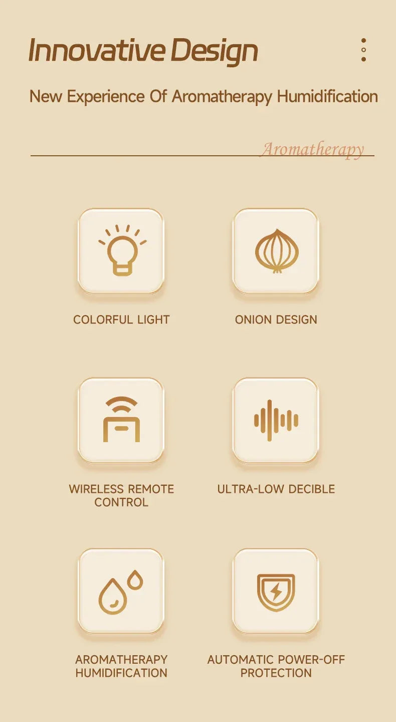 Ultrasonic Remote Control Oil Diffuser With LED Nightlight - Omega Lifestyles