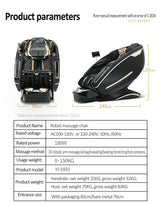 4D AI Voice Control Zero Gravity Massage Chair With Heating - Omega Lifestyles