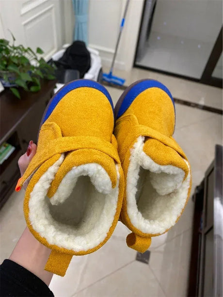 Winter Plush Waterproof Anti-Slip Toddler Snow Boots - Omega Lifestyles
