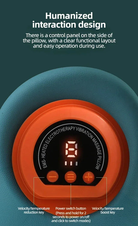 Electric Neck Massager Pillow With Infrared Heating - Omega Lifestyles