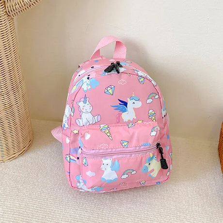Kids Waterproof Dinosaur Unicorn Pattern Nylon Backpack - Omega Lifestyles