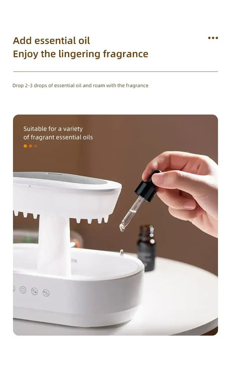 Ultrasonic Aromatherapy Diffuser With Colorful Nightlight - Omega Lifestyles