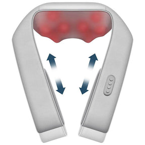 Shiatsu Heated Deep Kneading Neck And Shoulder Massager - Omega Lifestyles
