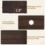 Farmhouse Living Room Fireplace TV Stand Console