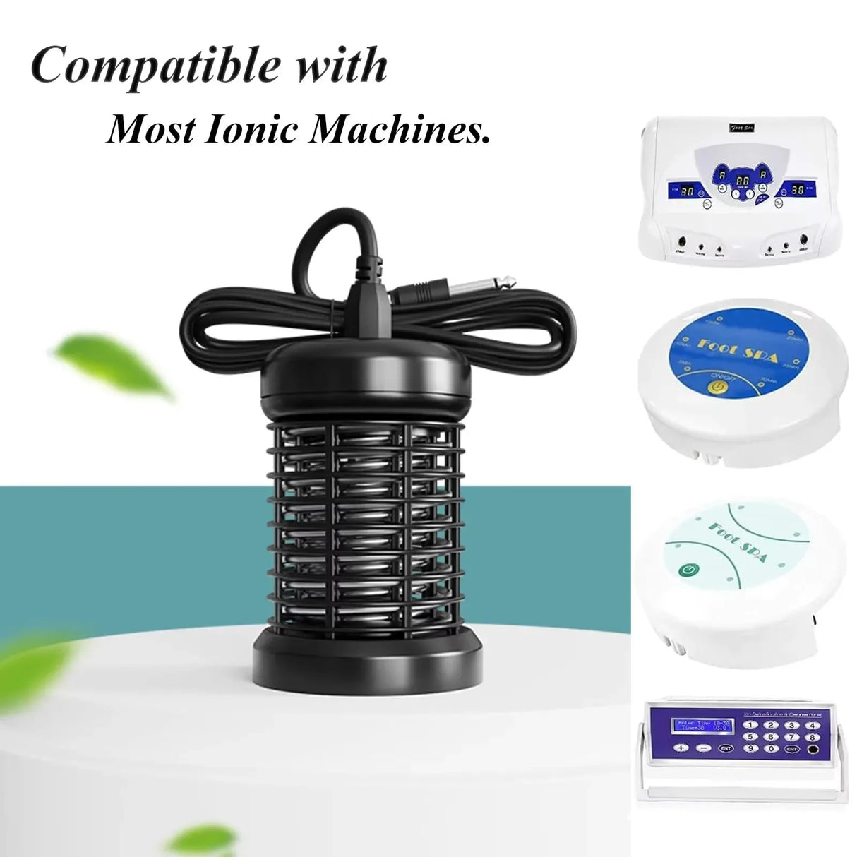 Set of Stainless Steel Foot Detox Ion Array Hydrotherapy - Omega Lifestyles