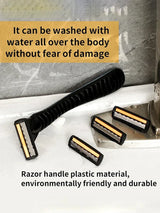 19-Piece Stainless Steel Razor Blade Refills For Men - Omega Lifestyles