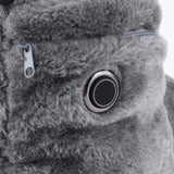 Pair Of USB Heated Plush Warm Electric Foot Warmer Shoes - Omega Lifestyles