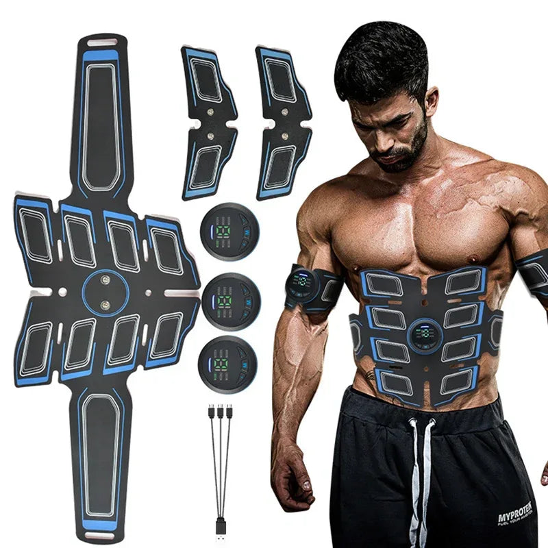 EMS Portable Abdominal Muscle Trainer Body Toning Massager - Omega Lifestyles