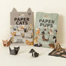 50-Piece DIY Origami Paper Cat Dog Dinosaur Set - Omega Lifestyles