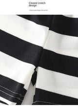 2-Piece Striped Short-Sleeve T-Shirt and Shorts Set - Omega Lifestyles