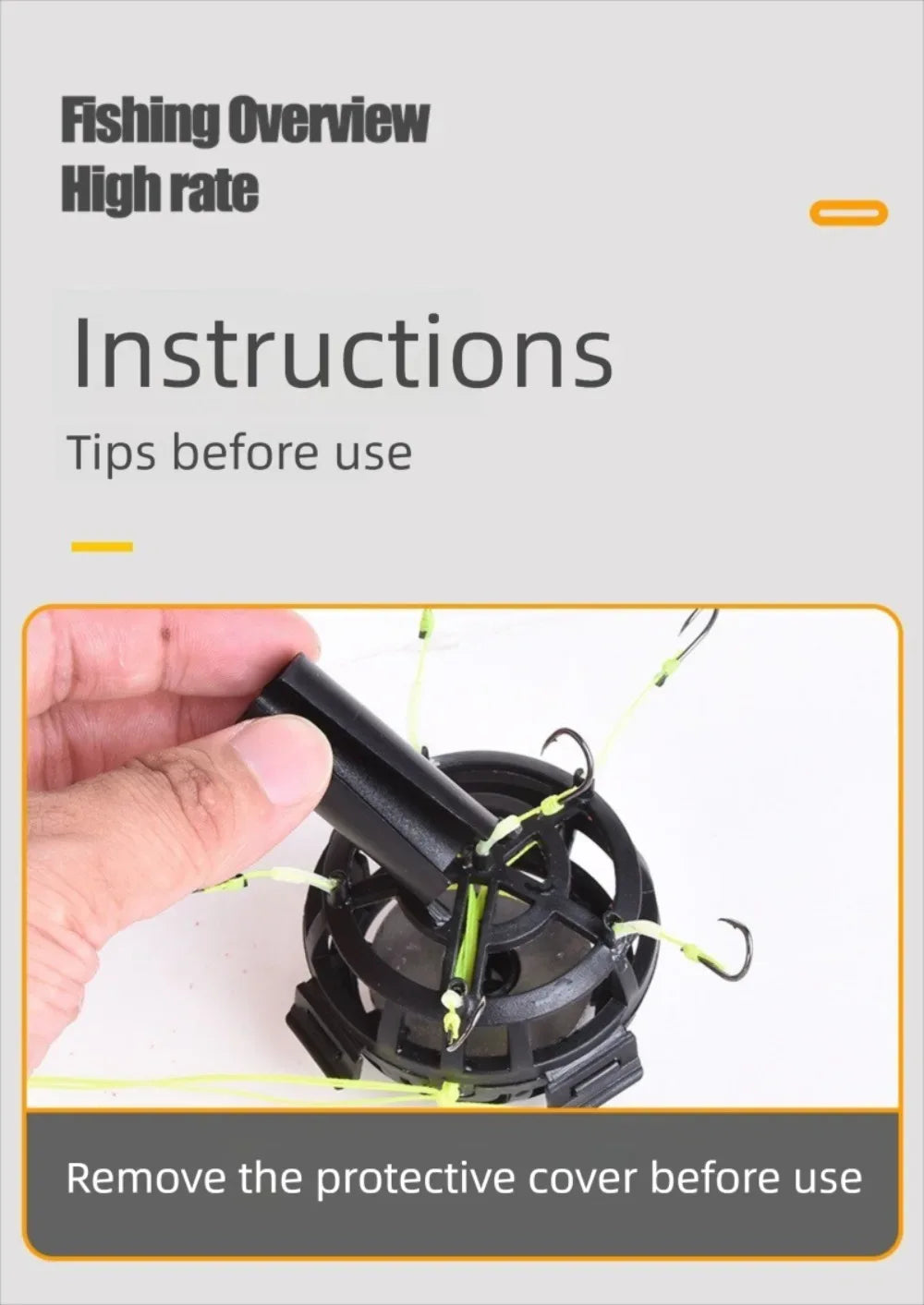 Explosion Bait Cage Hook With Six Carbon Steel Hooks - Omega Lifestyles