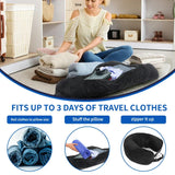 Travel Neck Pillow With Velvet Cover And Storage Bag - Omega Lifestyles