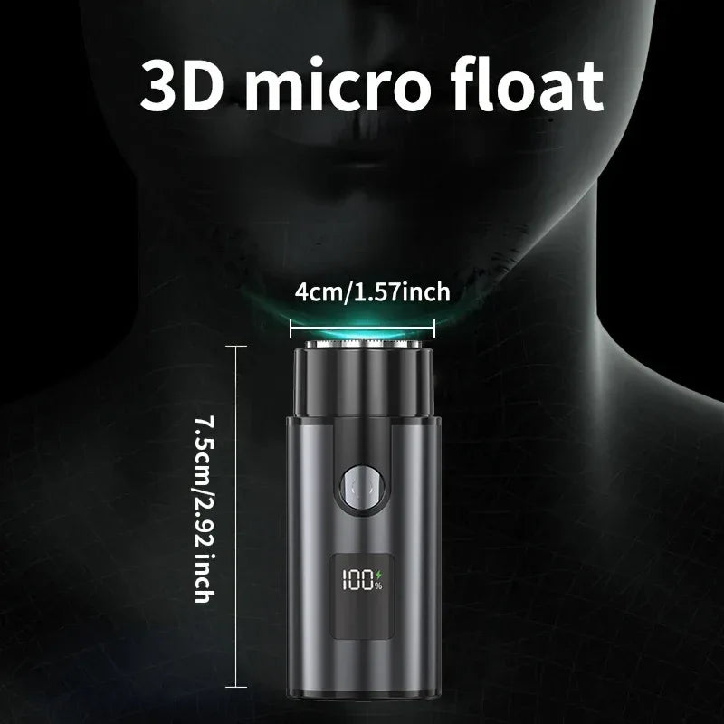 Rotary Electric Shaver Cordless Waterproof Rechargeable Razor - Omega Lifestyles