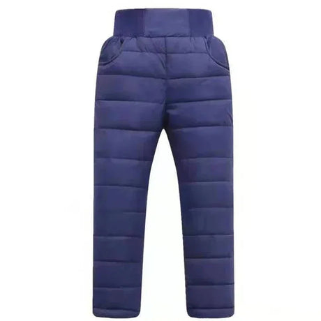 Kids Winter Cotton Padded Warm Elastic Waist Leggings - Omega Lifestyles