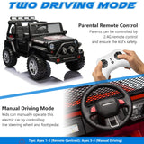 12V Electric 2-Seater Kids Ride On Truck Car With Remote