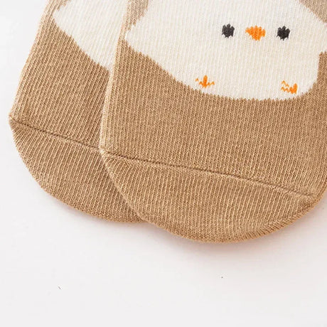 Set Of 6 Kids Non-Slip Cartoon Pattern Floor Socks - Omega Lifestyles